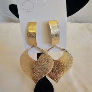 Shimmering Gold Earrings